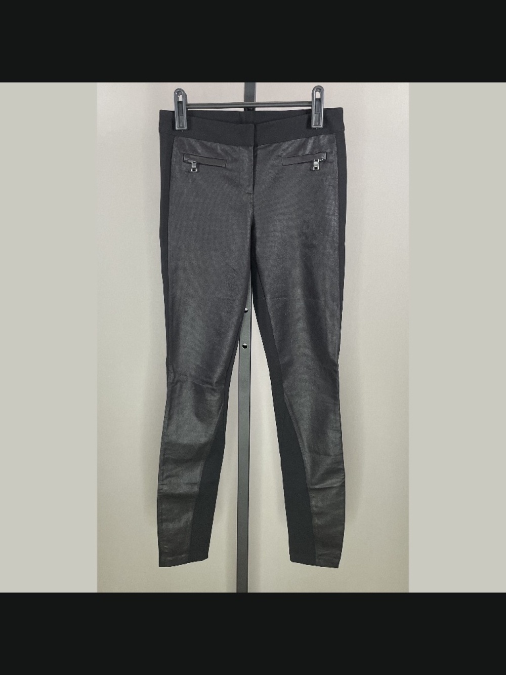 Armani Exchange Pants Womens XS black skinny designer city